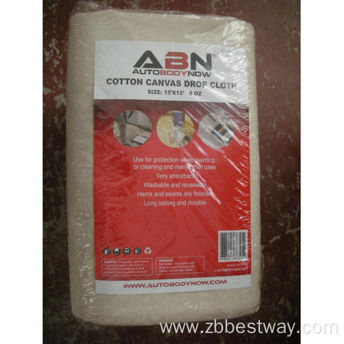 8 oz  12*15 cotton drop cloth